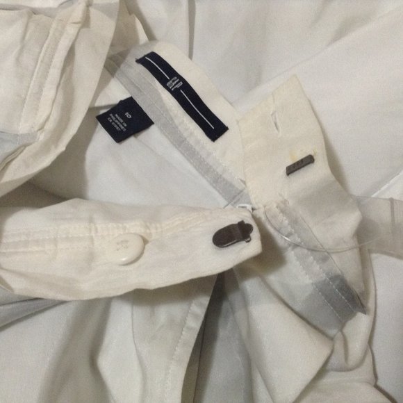 ✨5 for $30✨ Gap Off-White Soft Grey Pocket Dotted Skirt - Picture 9 of 11